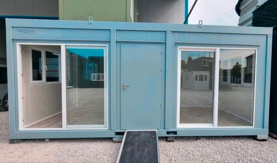 36 m² Nutzfläche: Doppelcontaineranlage für flexible Einsatzbereiche - Baucontainer Bürocontainer Wohncontainer - Schlüsselfertige Container günstig kaufen & finanzieren - Garantie - Ratenzahlung in Hannover