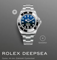 ROLEX DEEPSEA Oyster 44 mm blue Hessen - Gründau Vorschau