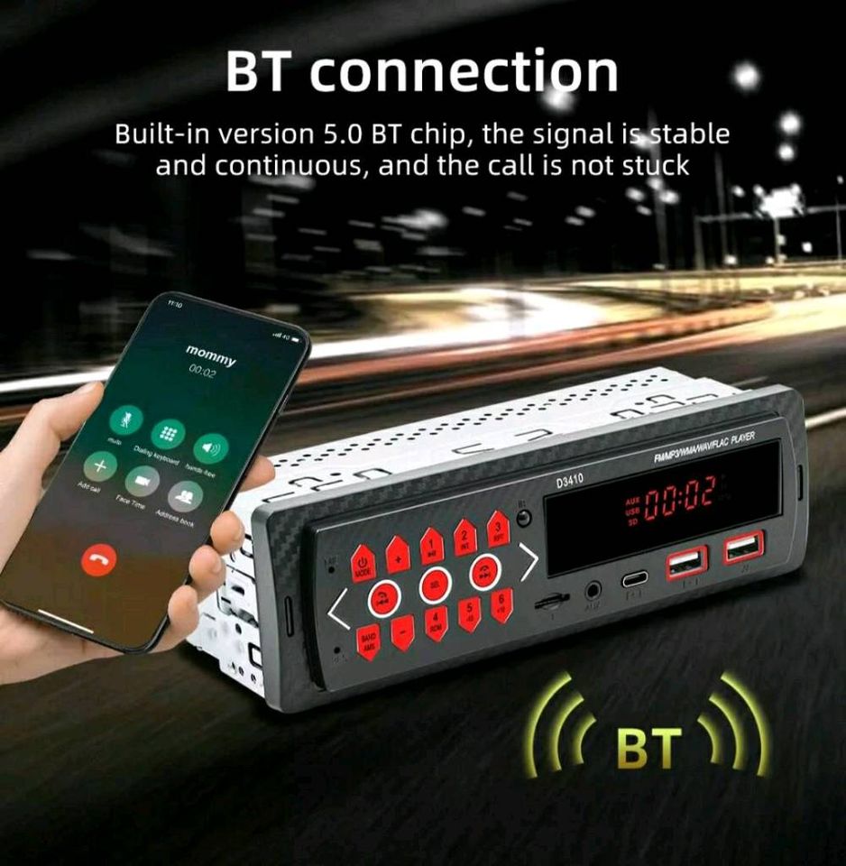 Autoradio bluetooth Freisprechen  für Youngtimer Retro Design Neu in Korschenbroich