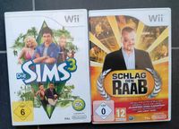 Wii Spiele Set - "Sims3" und "Schlag den Raab" Bayern - Illertissen Vorschau