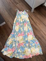 Kleid bunt Vila 40 lang Blumen Sommerkleid Baden-Württemberg - Biberach an der Riß Vorschau