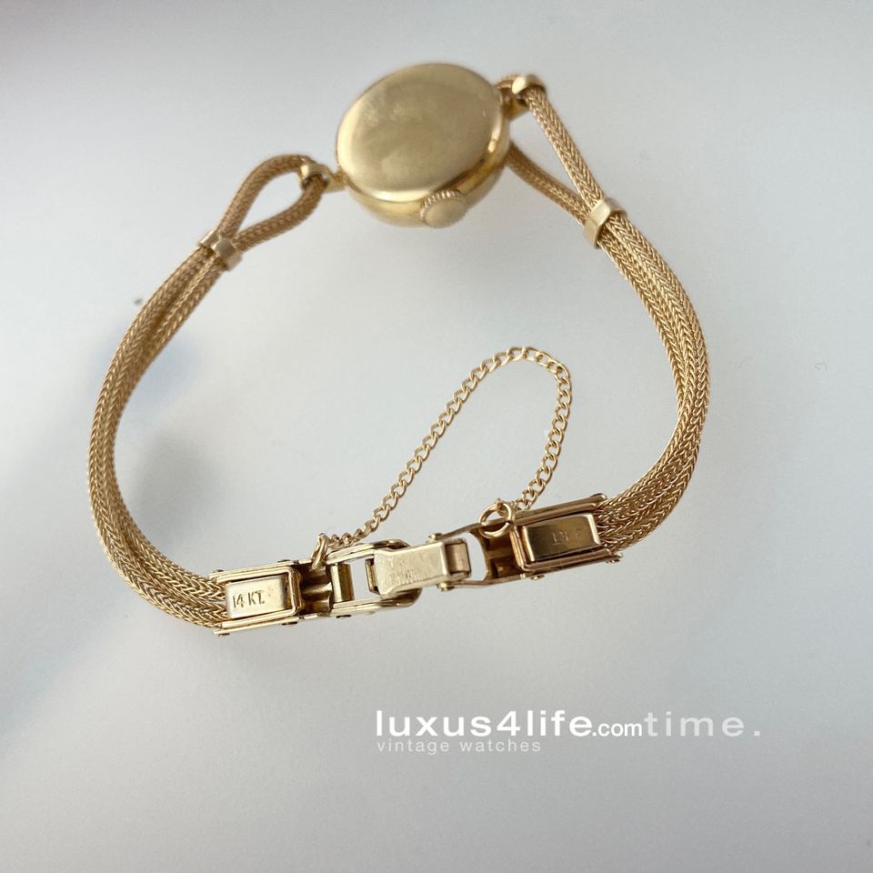 Cartier Cocktail Uhr mit Goldband 1960ties Handaufzug Vendome in Limburg