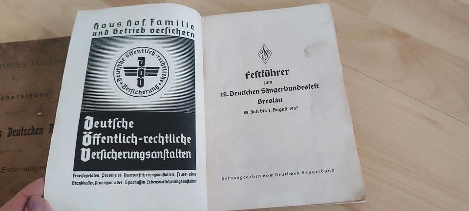Festführer  zum 12. Deutschen Sängerbundesfest 1937 in Thale