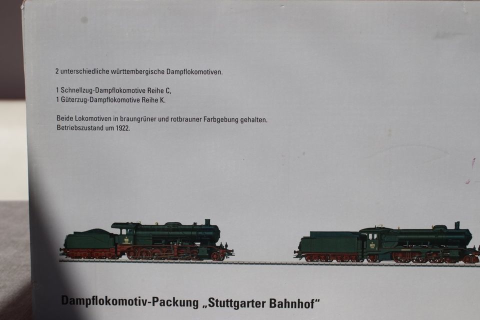 Märklin 31021 Dampflok-Packung Stuttgarter Bahnhof 1/87 H0 in Frankfurt am Main