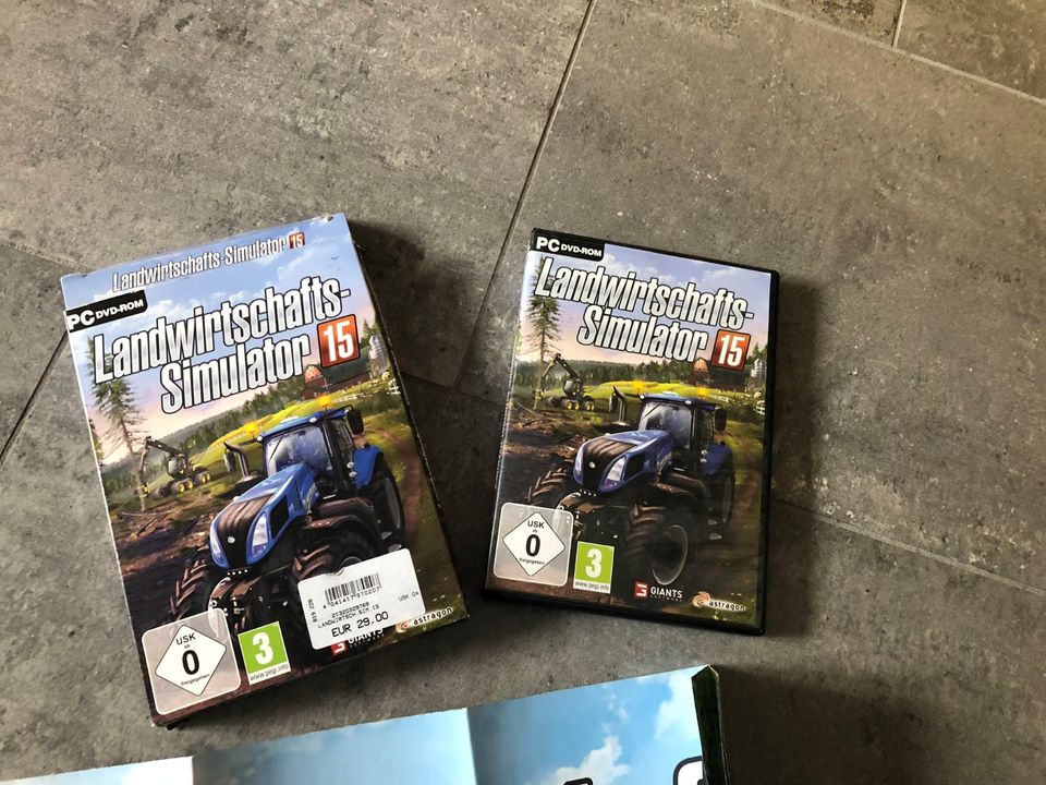 Landwirtschaftssimulator 15 PC DVD-Rom mit Poster in Mainbernheim