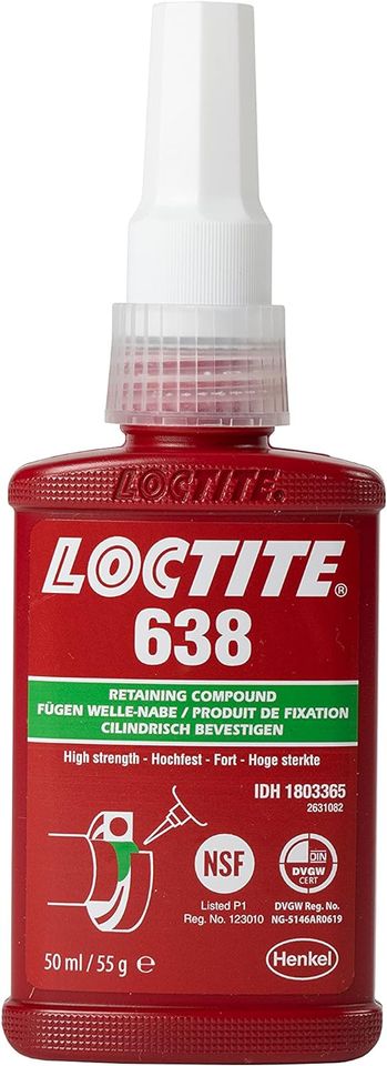 LOCTITE 638, hochfester Kleber für Welle-Nabe-Verbindungen in Karben