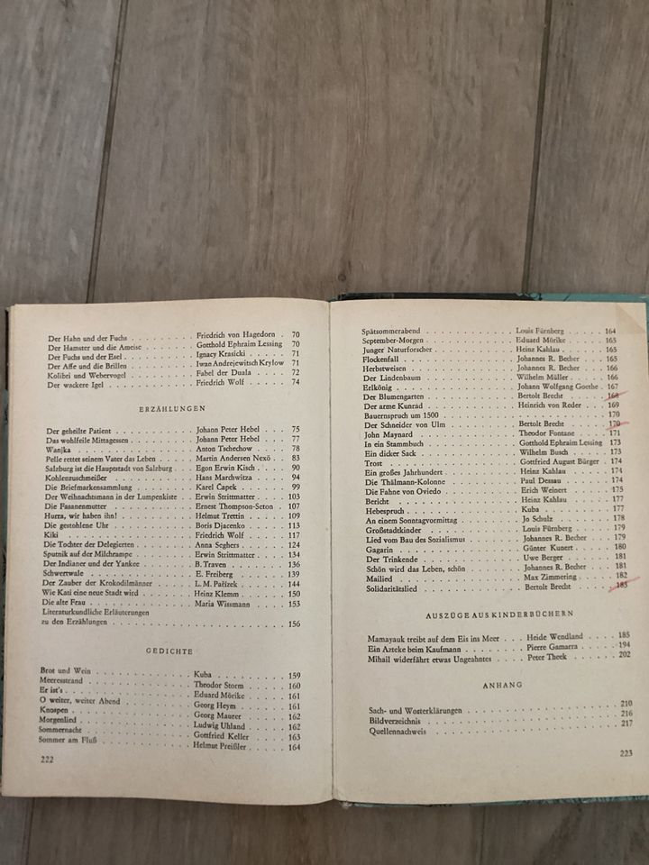 DDR 70er Jahre Lesebücher, Kl. 6 und 9/10, pro Buch in Erfurt