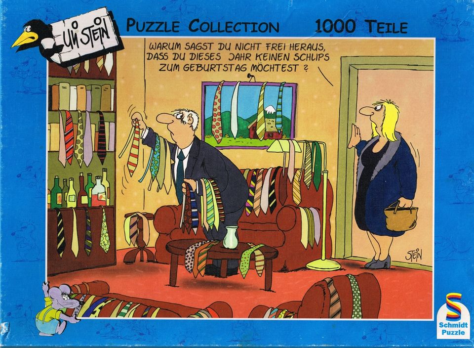 Puzzle Keinen Schlips bitte Uli Stein 1000 Teile Schmidt Spiele in Hessen -  Wiesbaden | Weitere Spielzeug günstig kaufen, gebraucht oder neu | eBay  Kleinanzeigen ist jetzt Kleinanzeigen