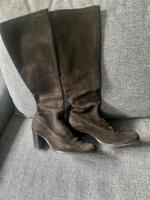 Schwarze Wildleder Stiefel, Peter Kaiser , 38 Altona - Hamburg Rissen Vorschau