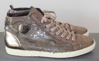 Sneaker Pailletten von Paul Green Gr. 39 metallic Bayern - Bamberg Vorschau