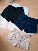 Orsay Shorts Set 34 XS beige schwarz blau Baden-Württemberg - Weinstadt Vorschau
