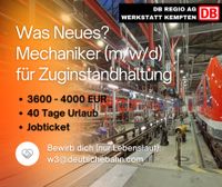 Werde Zug-Mechaniker (m/w/d) in Kempten: Top Benefits, bis 4000 € Bayern - Kempten Vorschau