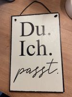 Holz Schild „du. Ich. Passt.“ Hochzeit, deko… Hessen - Gernsheim  Vorschau