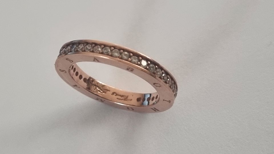 Thomas Sabo Ring Gr. 56 Rose mit Zirkonias in Sulzdorf