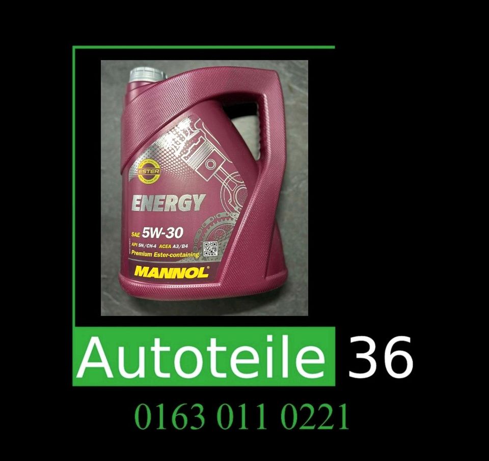 Motoröl 5W-30 5 Liter Mannol Energy Premium Ester Containing in  Friedrichshain-Kreuzberg - Kreuzberg, Ersatz- & Reparaturteile