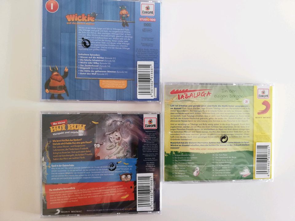 Zwei CDs Original verpackt - Hui Buh, Tabaluga in Markdorf