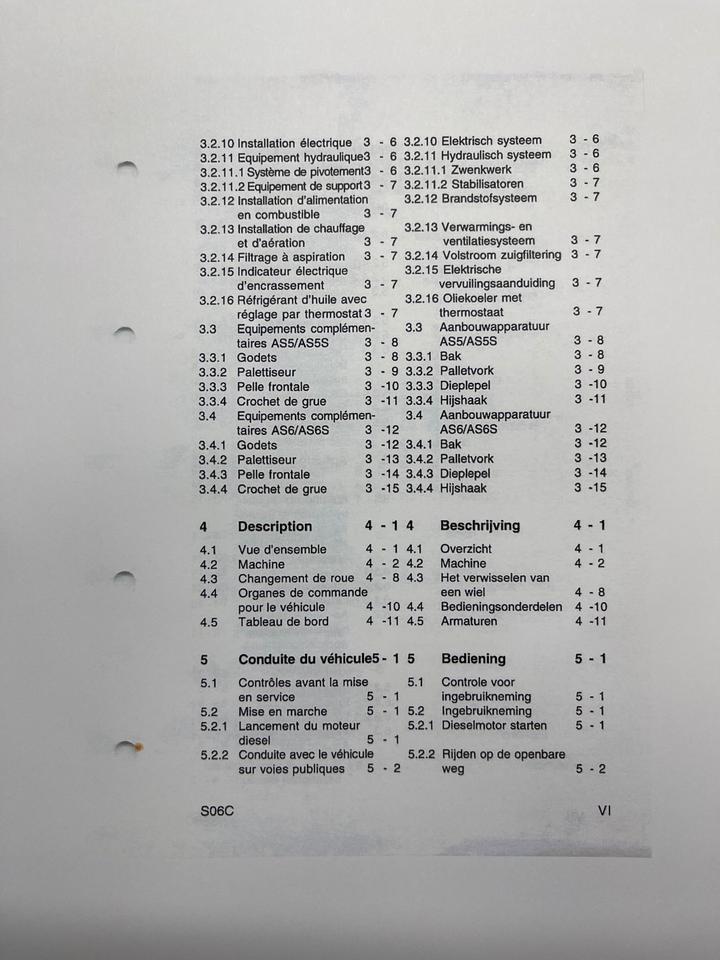 AHLMANN Schwenklader Betriebsanleitung AS5,AS5S,AS6,AS6S,AZ6 in Sonneberg