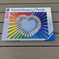 Puzzle Ravensburger 1000 - Buntstifteherz Schleswig-Holstein - Oeversee Vorschau