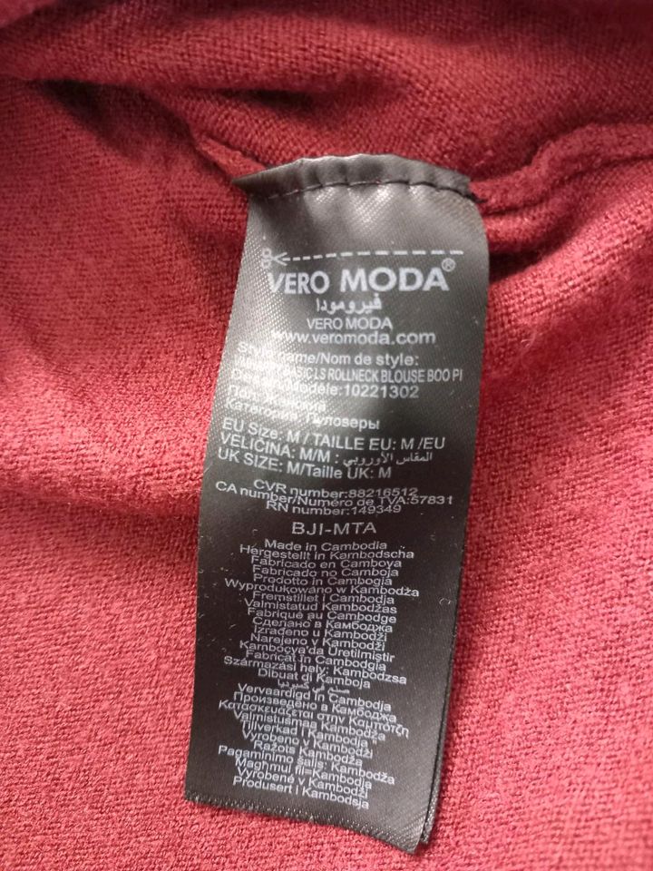 Pulli/Pullover/Rollkragen/Langarmshirt VERO MODA Gr.M in Bad Neustadt a.d. Saale