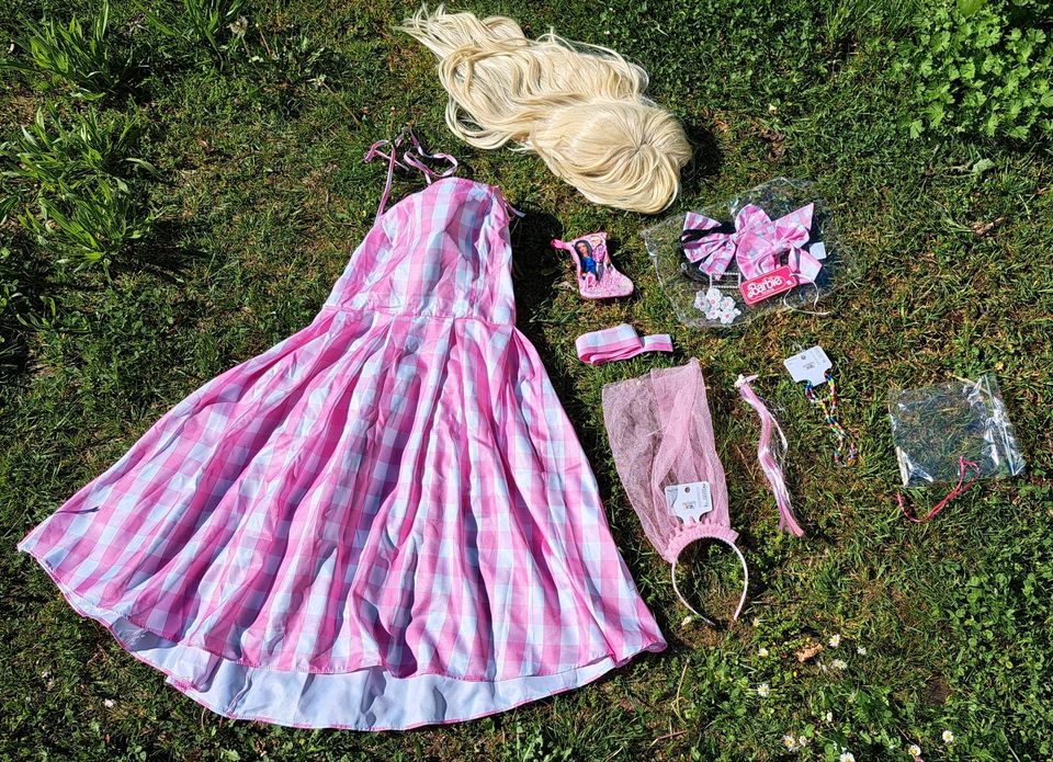 Barbie Kostüm Kleid Damen Set neuwertig Cosplay Fasching in Memmingen