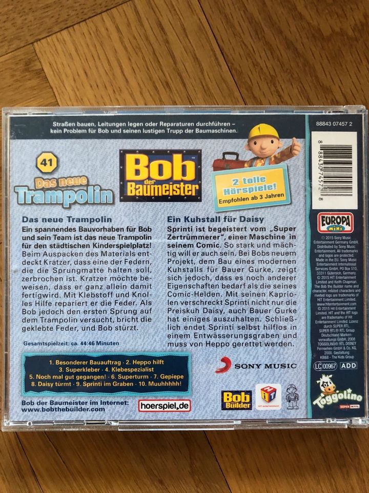 CD Bob der Baumeister, das neue Trampolin in Dresden