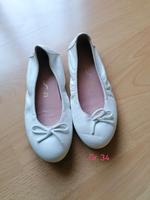 weiße Schuhe / Ballerinas Gr. 34 Nordrhein-Westfalen - Moers Vorschau