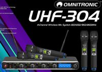 2x OMNITRONIC UHF-304 4-Kanal-Funkmikrofonsystem + viel Zubehör Bayern - Pocking Vorschau