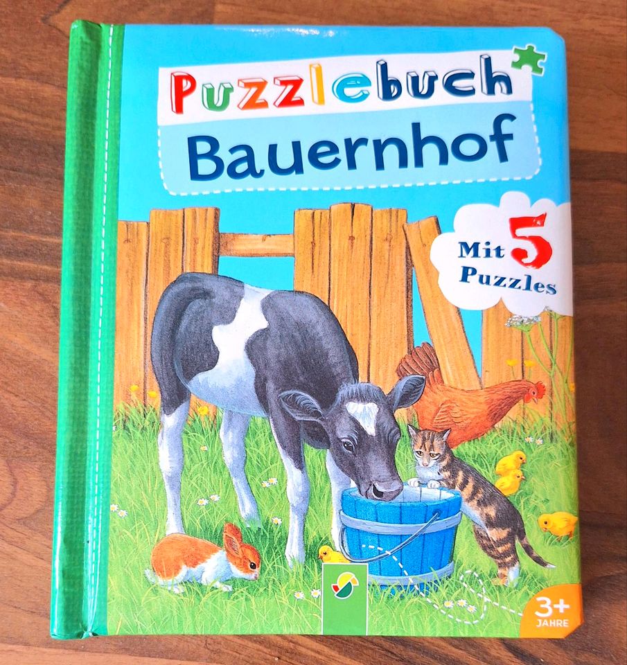 5 Puzzle Buch Bauernhof für Kinder Puzzlebuch in Wegberg