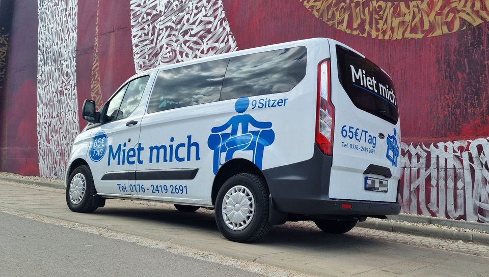 MIET MICH ! Vermiete Ford Transit Custom 9 Sitzer Bus 65€ in Dresden