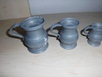 Vasen drei stück in unterschiedlichen Größen aus Zinn gepunzt Sachsen-Anhalt - Braunsbedra Vorschau
