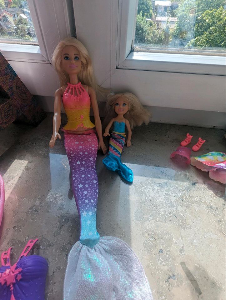 Barbie Set Mutter u Kind, Meerjungfrauen in Nürnberg (Mittelfr)