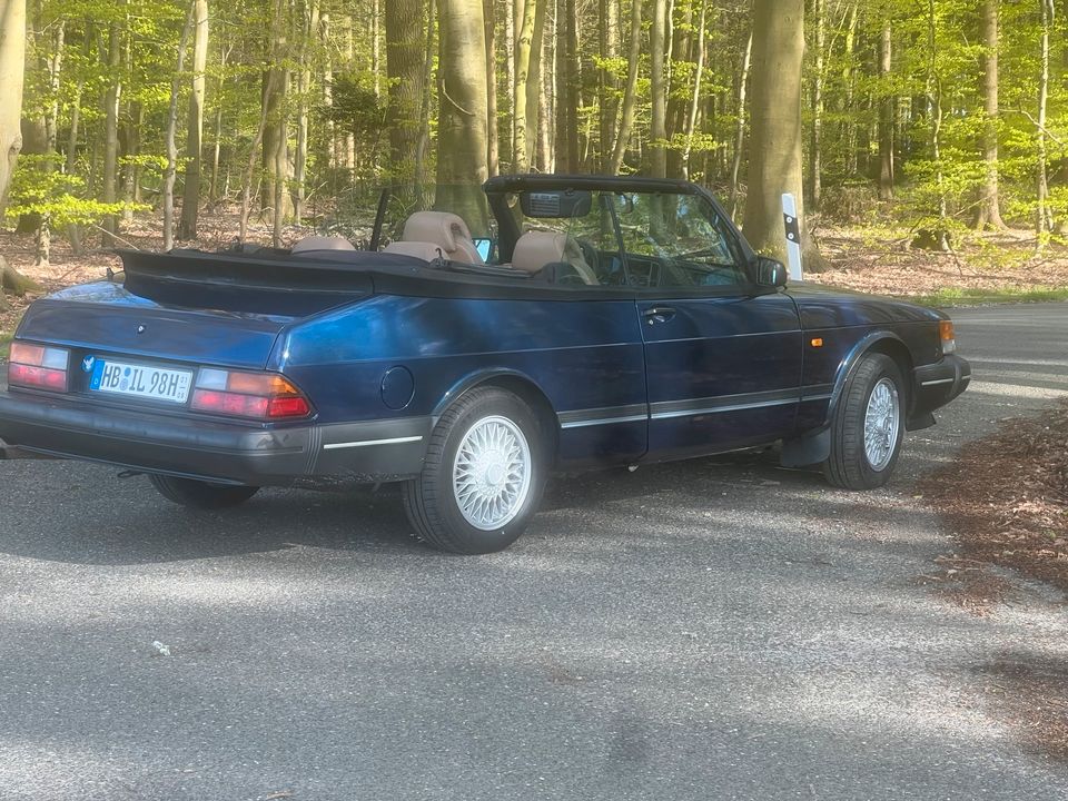 Saab 900 Classic Turbo Cabrio fertig für den Sommer in Bremen