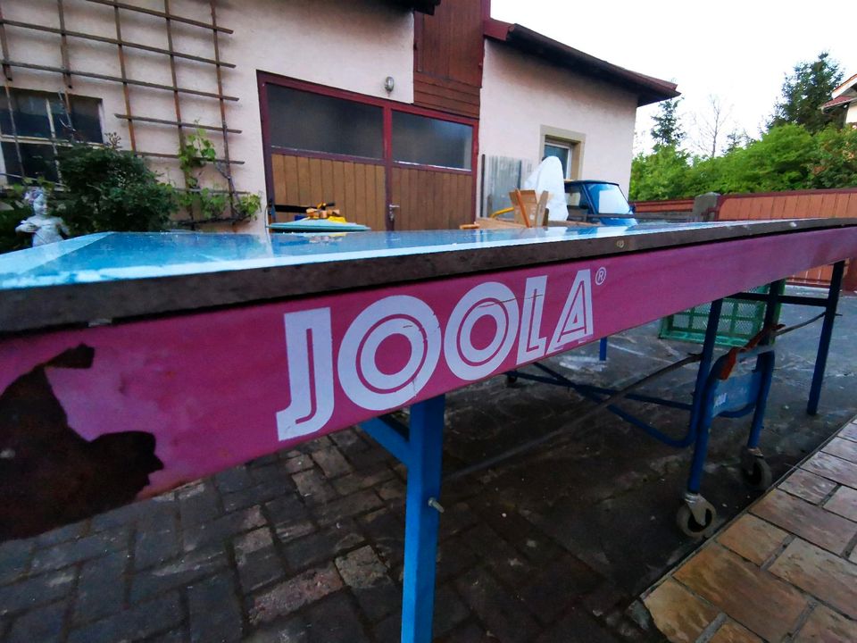 Tischtennisplatte Joola Clima an Bastler günstig zu verkaufen in Sulzfeld