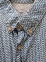 Hemd Kurzarm Tom Tailor Muster blau, Größe L regular Niedersachsen - Hatten Vorschau