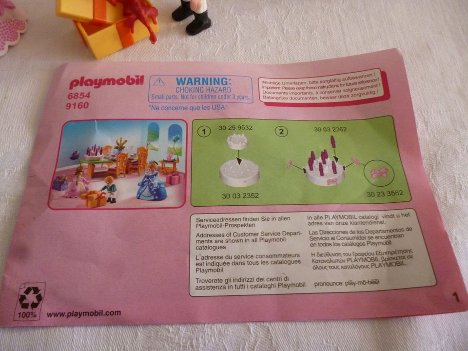 Playmobil 6854 Geburtstagsfest der Prinzessin komplett in Haan