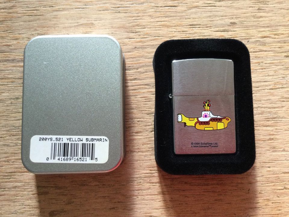 ZIPPO FEUERZEUG,The Beatles Yellow Submarine‘ in Seevetal