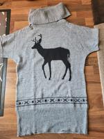 Strickkleid Rentier grau  36 Sachsen - Pirna Vorschau