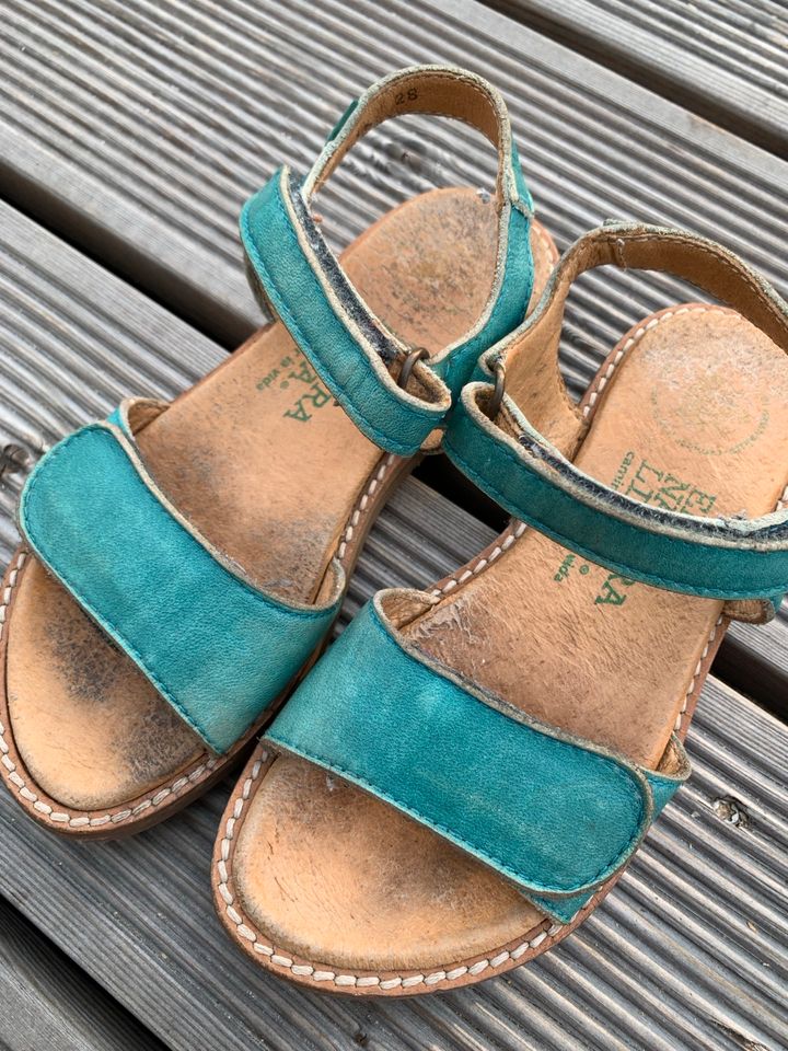 El Naturalista Sandalen Kinderschuhe Türkis 28 Leder in Leipzig