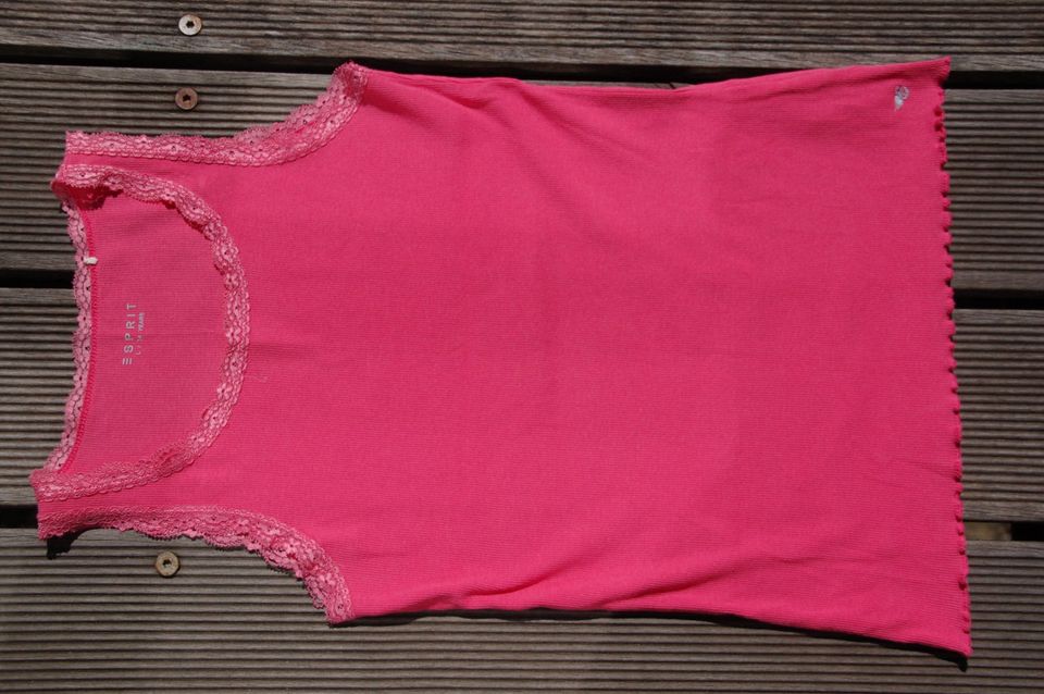 Shirt Top Trägershirt Esprit Gr.164 Mädchen pink in Osburg