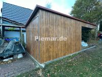 Blechgarage 7x2,6m mit Carport Holzoptik Schuppe | Aufbau |20478! Baden-Württemberg - Schwäbisch Hall Vorschau