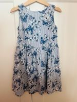 Sommerkleid H&M weiß blau mit Schmetterlingen Gr. 122/128 Stuttgart - Mühlhausen Vorschau