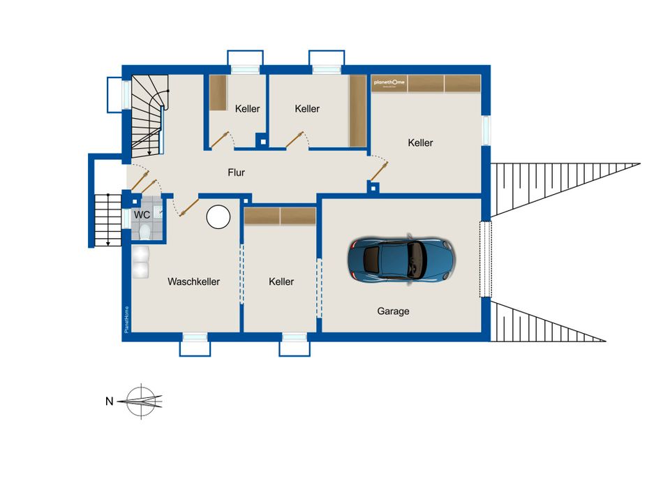 Freistehendes Einfamilienhaus mit viel Potenzial im beliebten Mülheim Heißen/Grenze Holthausen in Mülheim (Ruhr)