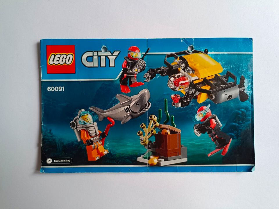 Lego City Tiefsee- Starterset 60091 und Tauchscooter 60090 in Wriezen
