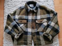 Jacke kariert S.Oliver L grün weiß schwarz mit Wolle Hessen - Hohenstein Vorschau