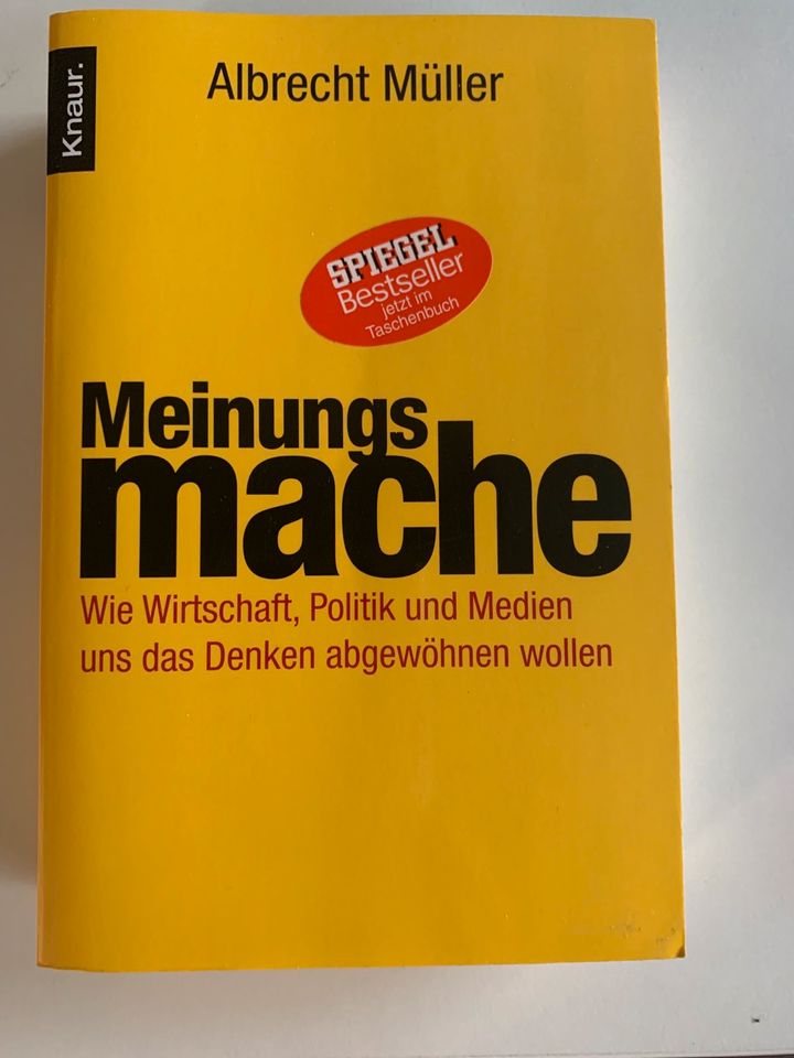 Meinungsmache von Albrecht Müller inkl Bücherversand in Freiburg im Breisgau