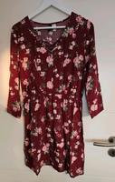 Kleid Bordeaux Blumen H&M 40 L Rheinland-Pfalz - Ingelheim am Rhein Vorschau