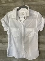 Weiße Damen Bluse H&M  Kurzarm  Gr. 40,  neu mit Etikett Bayern - Donauwörth Vorschau