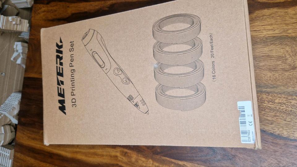 Meterk 3D Druck Stift Pen Printing mit Zubehör mit Filament in Berlin