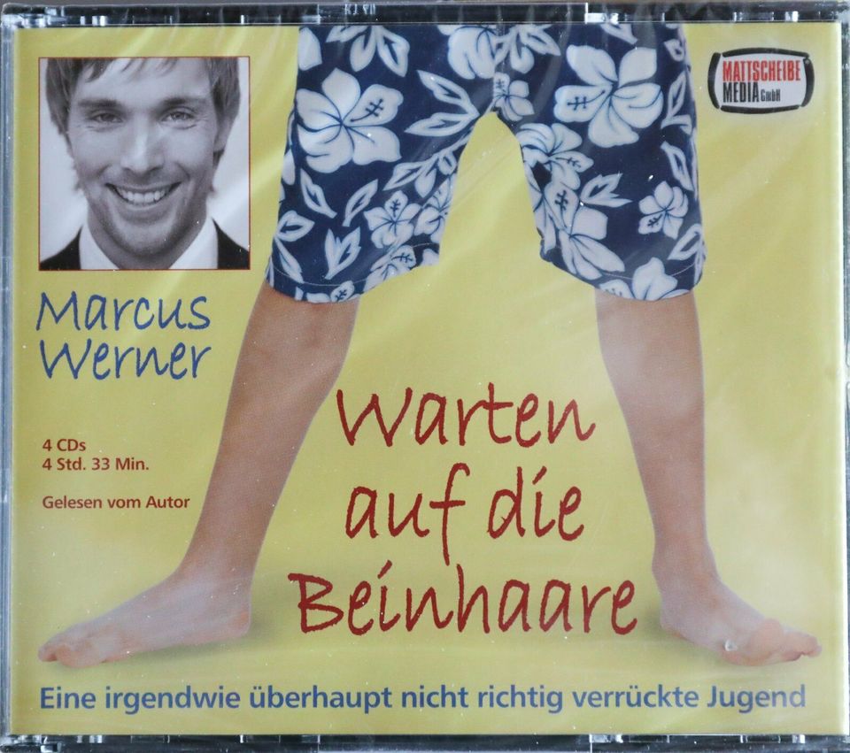 Marcus Werner-warten auf die Beinhaare 4 CD Hörbuch in Saarbrücken