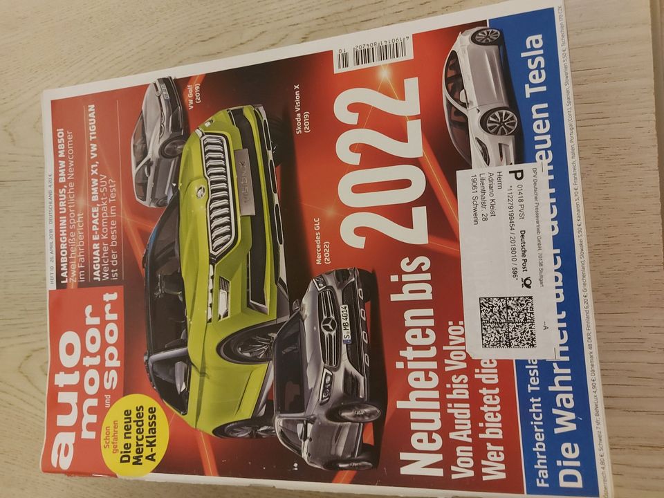 21 x Auto Motor Sport Sammlung Zeitschrift Hefte 2017 2018 in Schwerin
